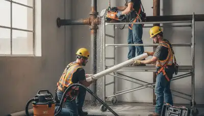 Emergency plumber in Saint Charles, MO repairing burst pipe leak in a home
