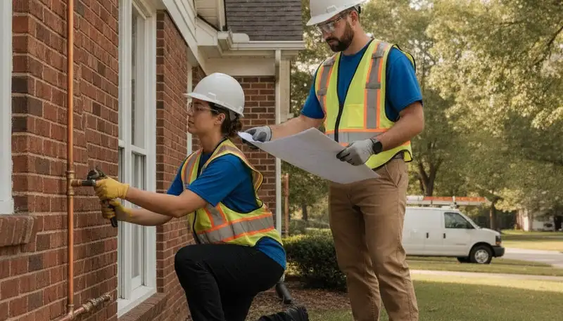 Plumbing repair service van in Saint Charles, MO for plumbingstcharlesmo-new.com