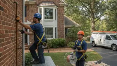 Plumber repairing a leak in Saint Charles, MO for plumbingstcharlesmo-new.com