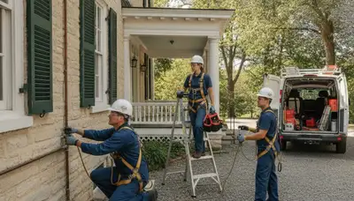 Professional plumber repairing pipes in Saint Charles, MO plumbing service area