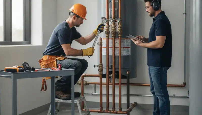 Saint Charles, MO plumber repairing a home pipe for frozen or aging plumbing issues
