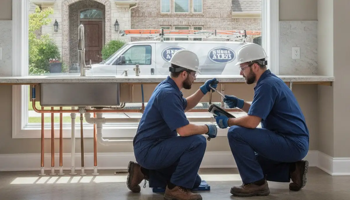 Plumbing repair service van in Saint Charles, MO for emergency and residential plumbing repairs