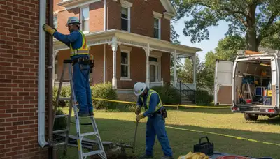 Plumbing repair service van in Saint Charles, MO for fast local plumbing repairs