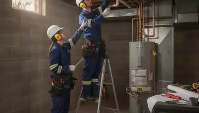 Plumber repairing a pipe in Saint Charles, MO for plumbingstcharlesmo-new.com
