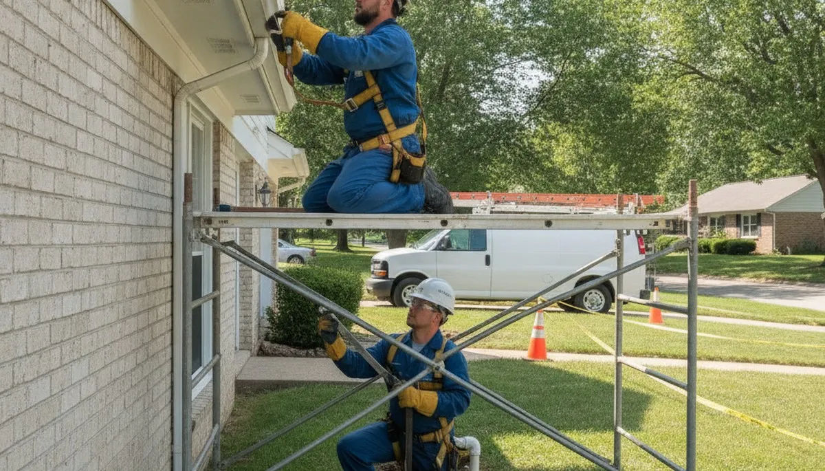 Plumbing repair technician serving Saint Charles, MO for leak fixes and pipe repairs