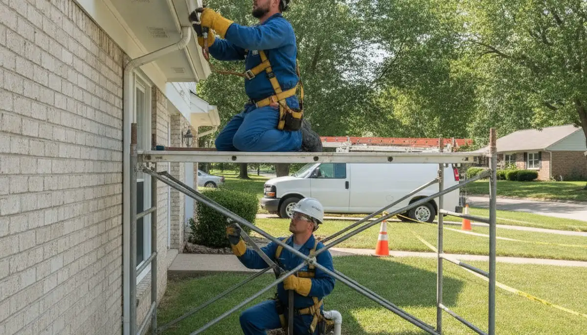 Plumbing repair technician serving Saint Charles, MO for leak fixes and pipe repairs