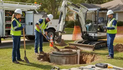 Septic repair service in Saint Charles, MO for residential plumbing drainage issues