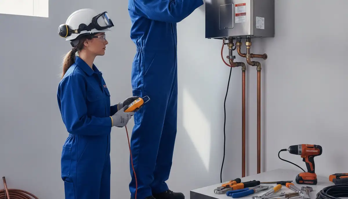 Tankless water heater installation service in Saint Charles, MO by On Call Plumbers